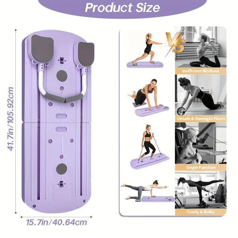 Multi-Use Fitness Wheel and Board for Home Workouts, Full Body Training Equipment for Men and Women