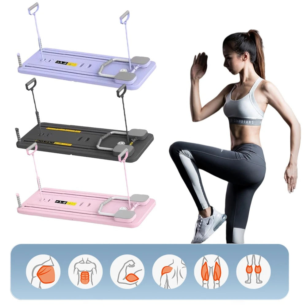 Multi-Use Fitness Wheel and Board for Home Workouts, Full Body Training Equipment for Men and Women