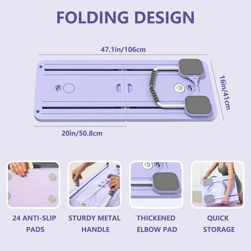 Multi-Use Fitness Wheel and Board for Home Workouts, Full Body Training Equipment for Men and Women