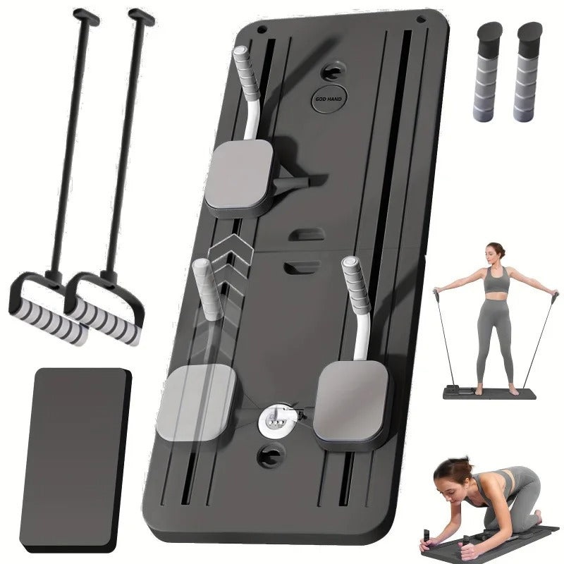 Multi-Use Fitness Wheel and Board for Home Workouts, Full Body Training Equipment for Men and Women