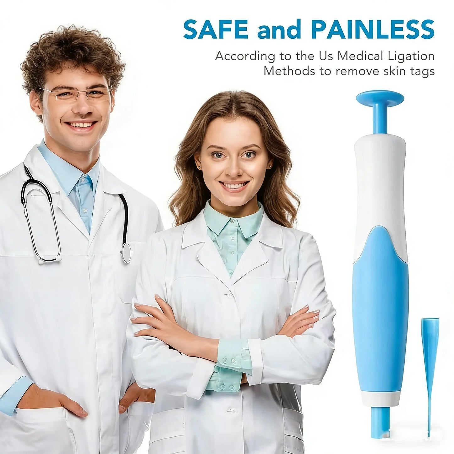 Dispositif Automatique 2-en-1 – Anti-Verrues & Grains de Beauté, Soin Visage